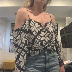 Nicole Miller patterned blouse